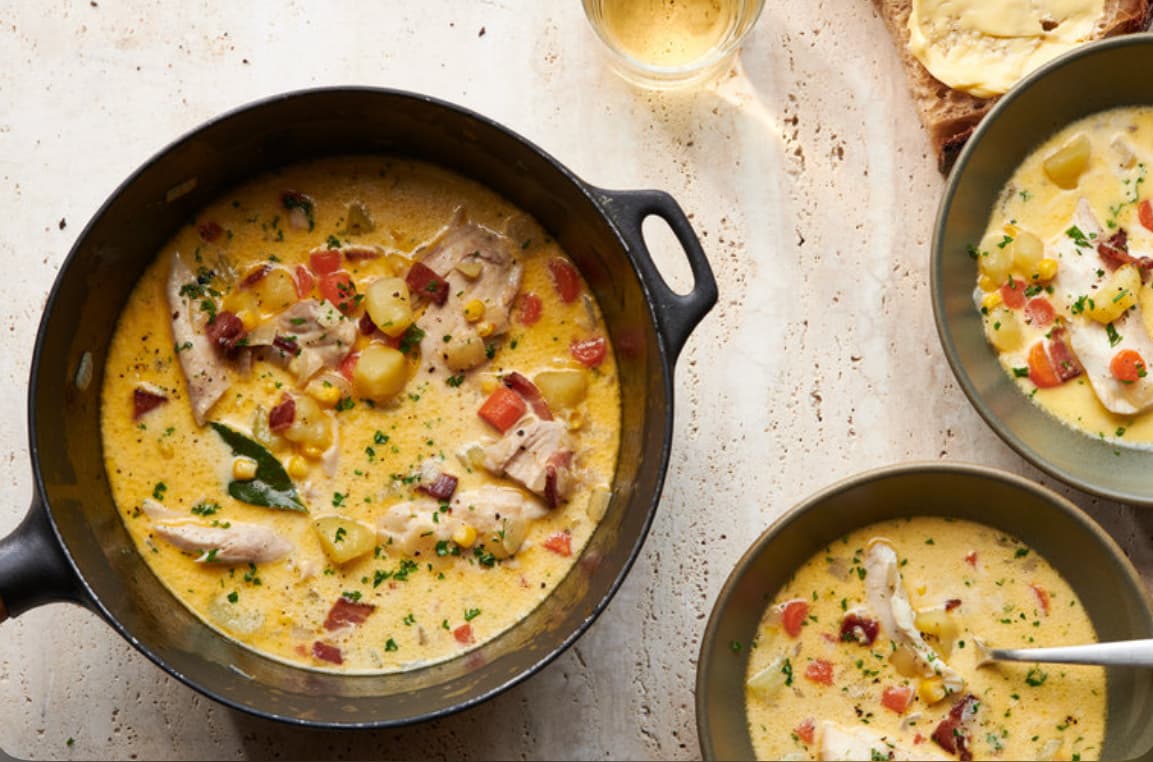 Nigella Lawson’s Seafood Chowder Delight
